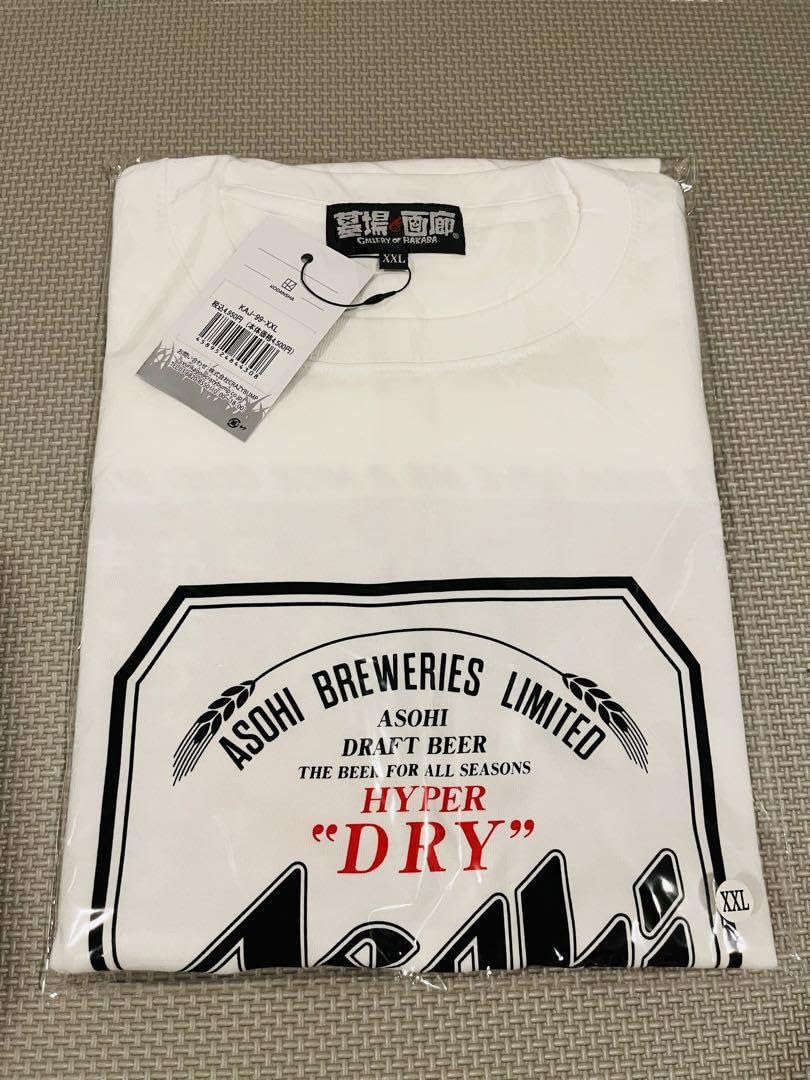 【新品】 大カイジ展 ビールTシャツ XL 大カイジ展/ビール Tシャツ/ホワイト｜墓場の画廊ONLINE STORE